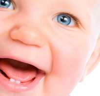 Первые зубы у младенцев когда